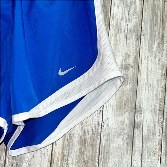 Nike Blue & White Tempo Shorts - Picture 4 of 5